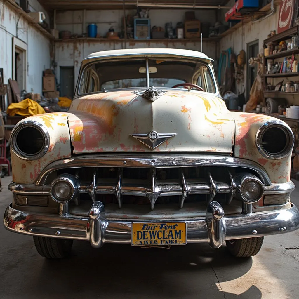 Restauración de auto clásico